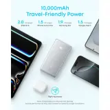 Anker Zolo Powerbank 10000mAh 22.5W Fast Charging Power Bank with Built-in USB-C Cable A110D