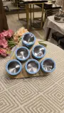 🧂 ENSEMBLE DE BOCAUX HERMÉTIQUES TRANSPORTABLES - 3 PIÈCES BLEU CIEL