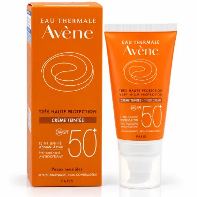 AVENE Crème Teintée SPF 50+ – Protection Solaire Visage 50ML