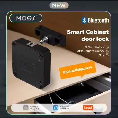 Serrure Intelligente Digitale MOES Bluetooth Tuya Smart - NFC - Carte IC