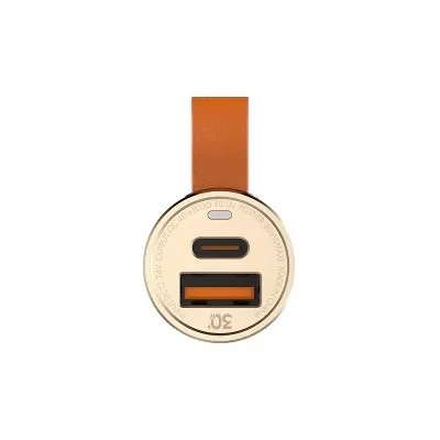 30W ULTRA Mini Zinc Alloy Shell Car Charger C509Q