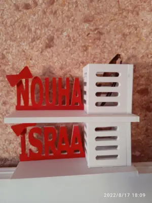 Personalized Name Display Stand CNC File