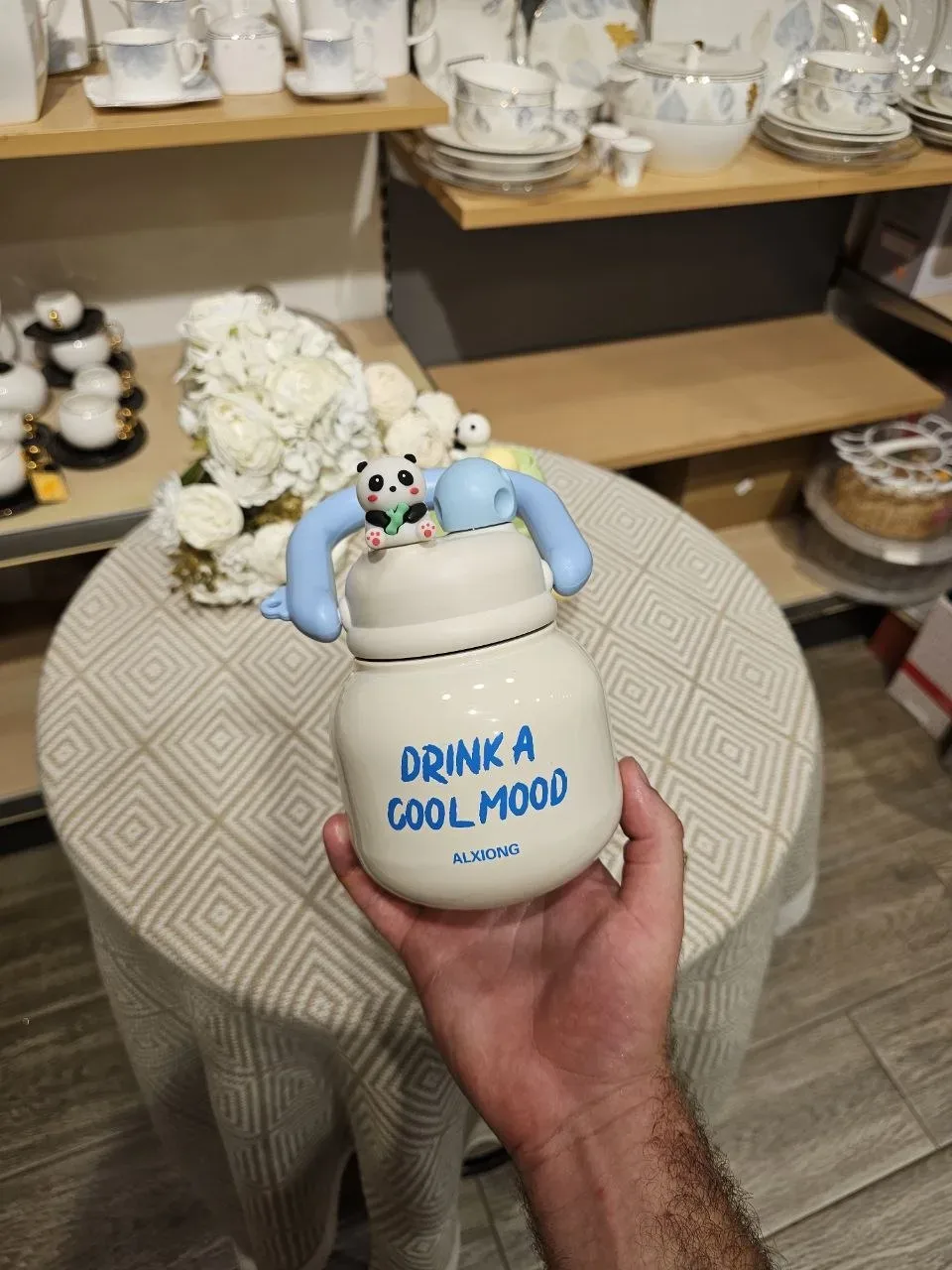 Bouteille/Gourde Panda "Drink a Cool Mood"