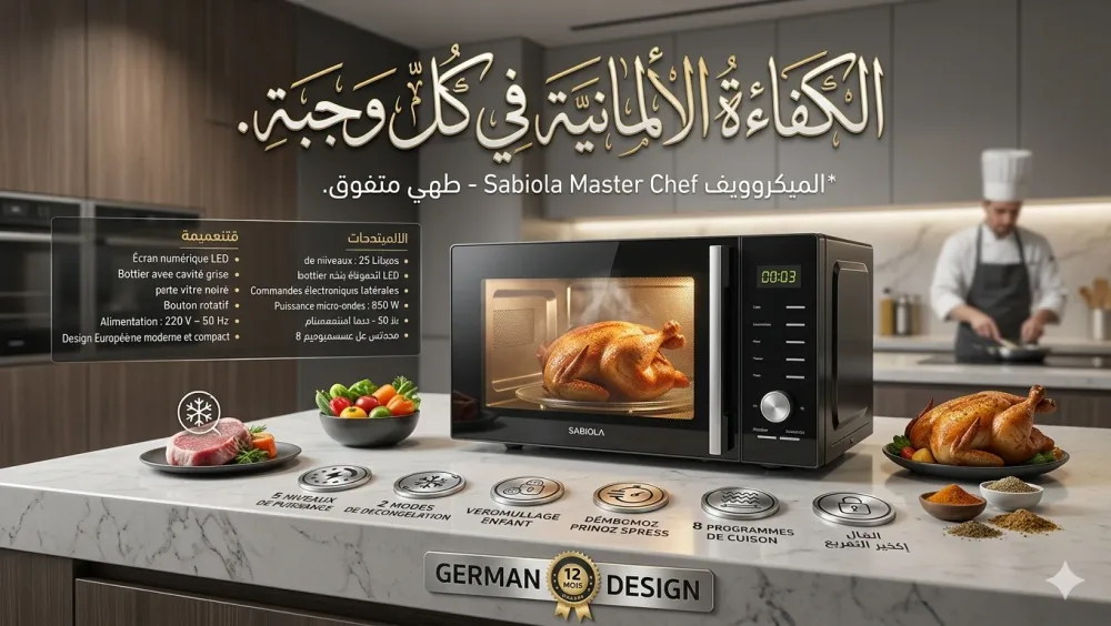 ميكروويف "Sabiola Master Chef" 25l