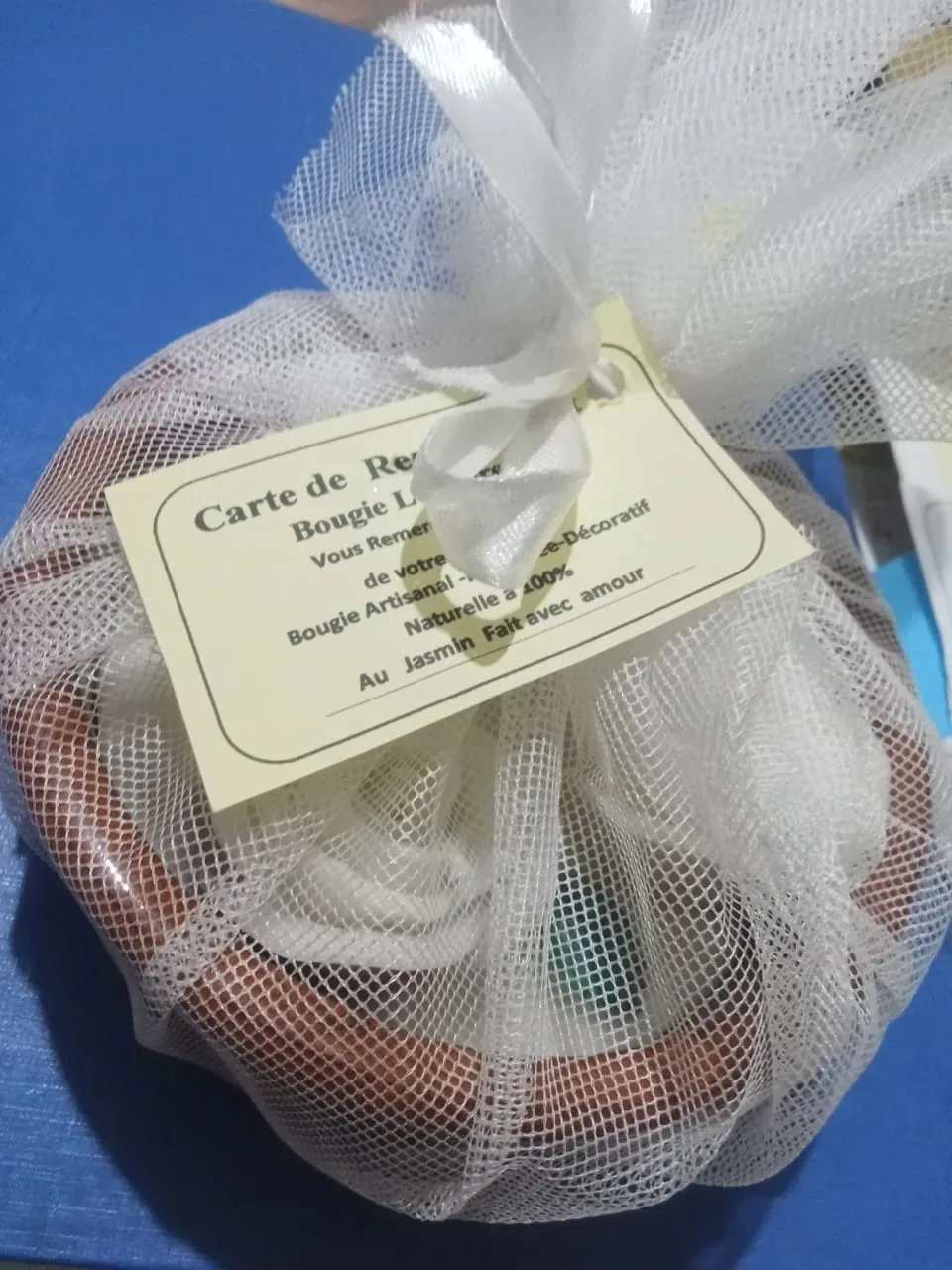 Bougie “Trois Fleurs – Jasmin”