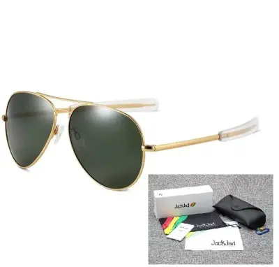 Lunettes de soleil aviateur polarisées jackjad