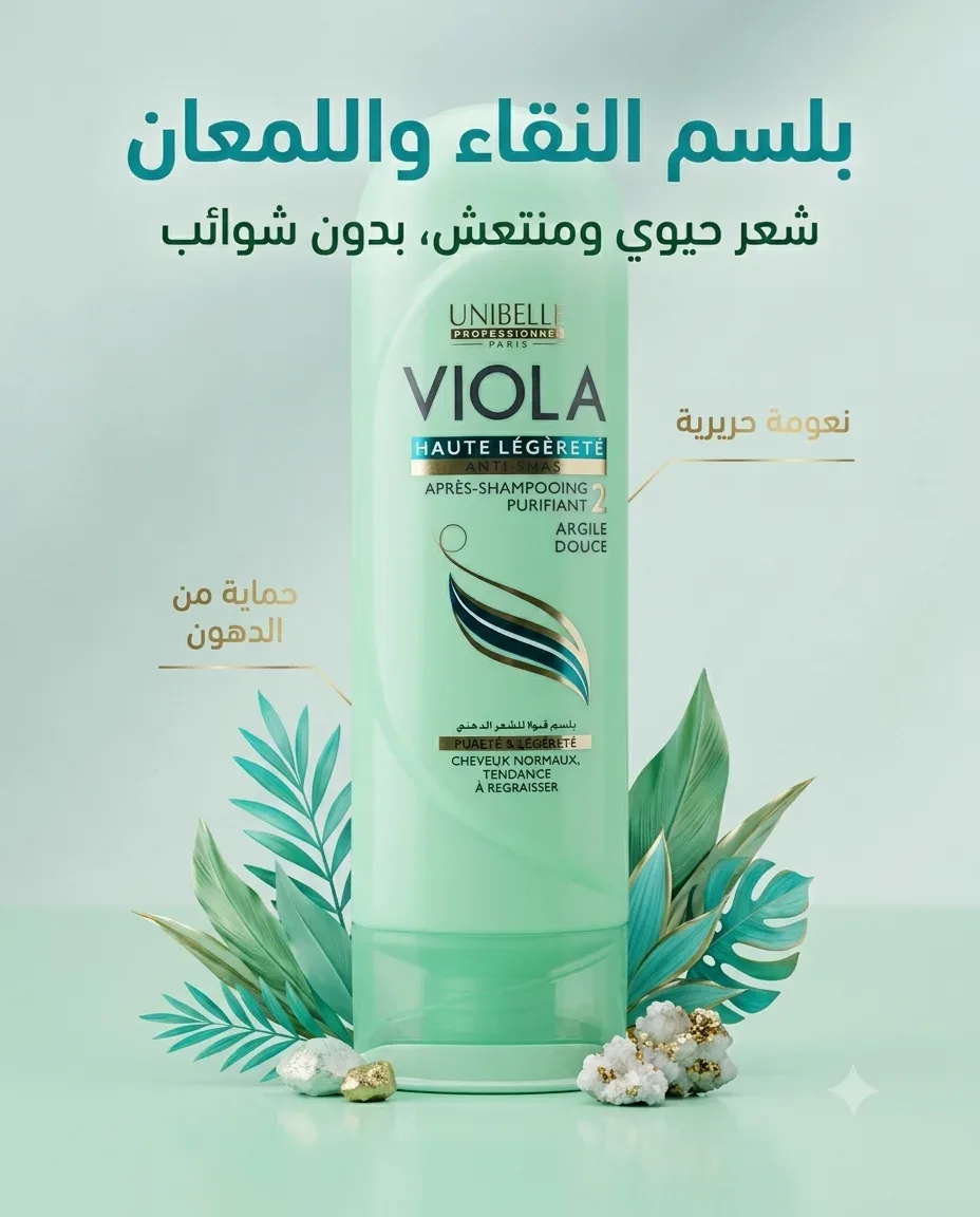 Viola بلسم للشعر الدهني  350مل