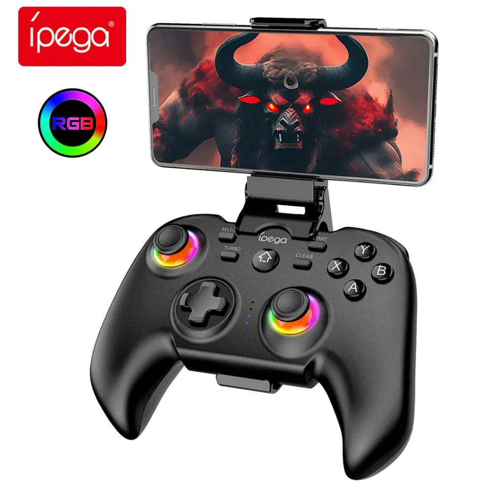 Manette de jeu sans fil IPEGA PG-9111 avec boutons silencieux double moteur de vibration - يد تحكم لاسلكية