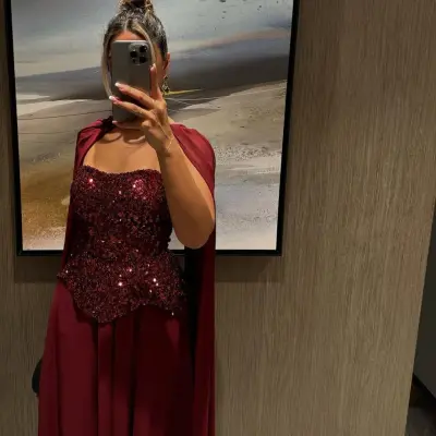 ✨ فستان السهرة Cap Pailleté ✨