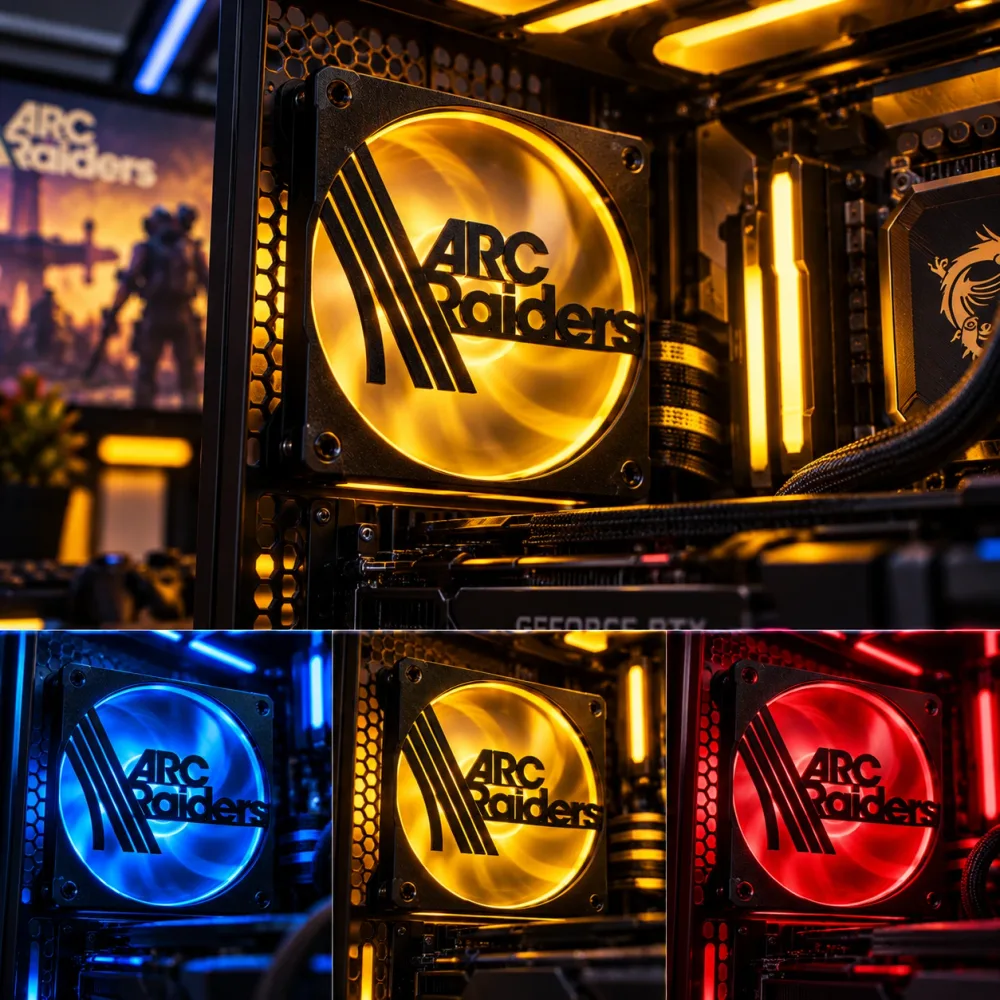 🟡 ARC Raiders Fan Cover 120mm – BOB_LAB
