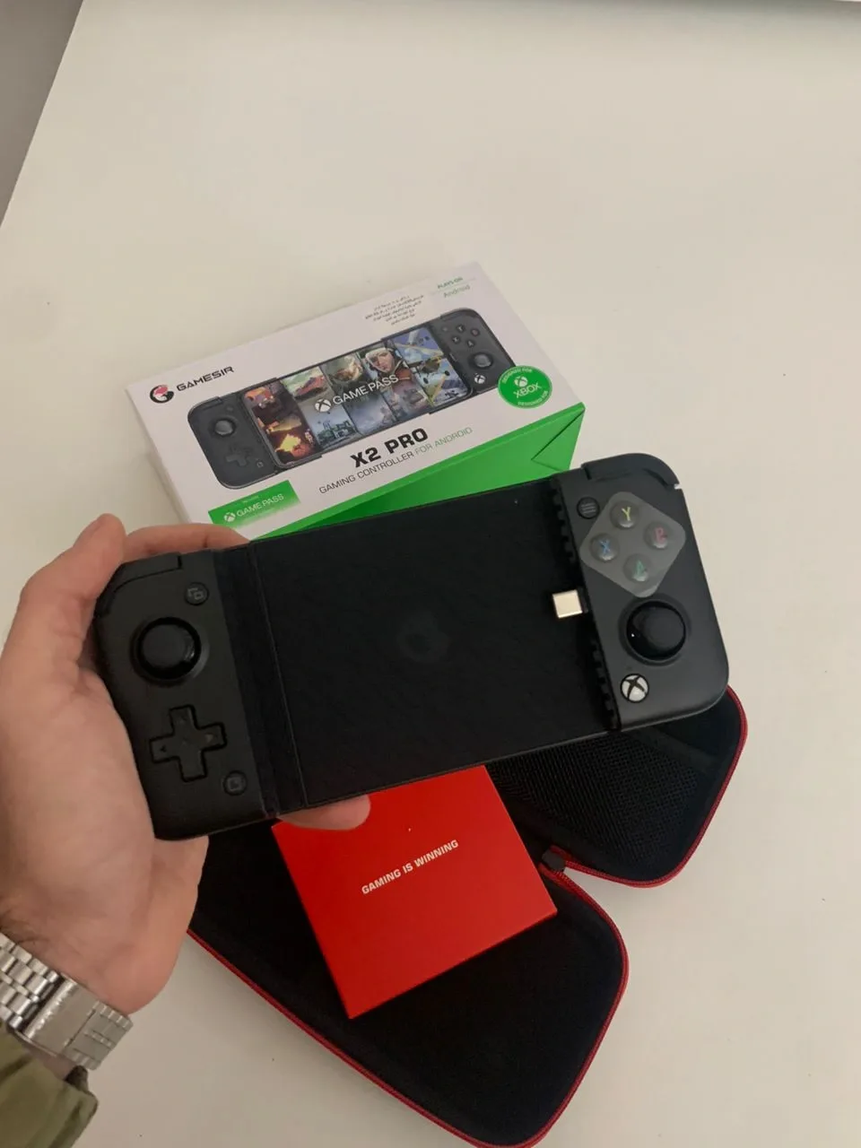 Manette de jeu mobile GameSir X2 Pro pour Android Type-C et iPhone 15 1 Mois Game Pass Ultimate