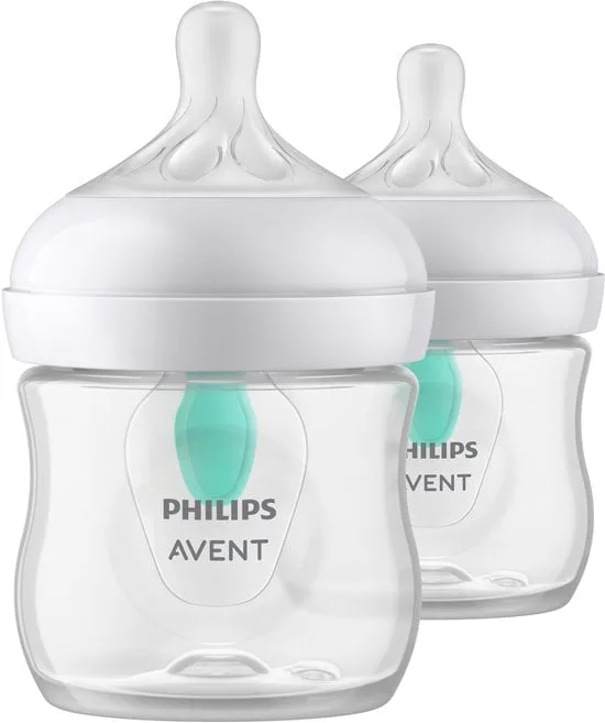 Biberon à Réponse Naturelle anti colique plastique de 125 ml Lot de 2
