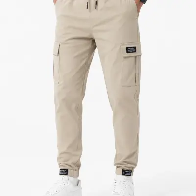 Pantalon Cargo  off whait