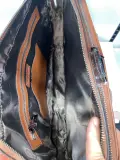 Cartable en cuir véritable SALVADOR FERRAGAMO