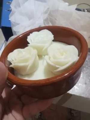 Bougie “Trois Fleurs – Jasmin”