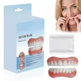 Kit de Prothèse Dentaire Amovible en Silicone et Facettes Sourire - طقم أسنان تجميلي سيليكون وابتسامة مؤقتة