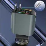 Chargeur Voiture 4en1 Rétractable 120W avec toit Starlight pour téléphones iOS et Android- شاحن سيارة متعدد المنافذ
