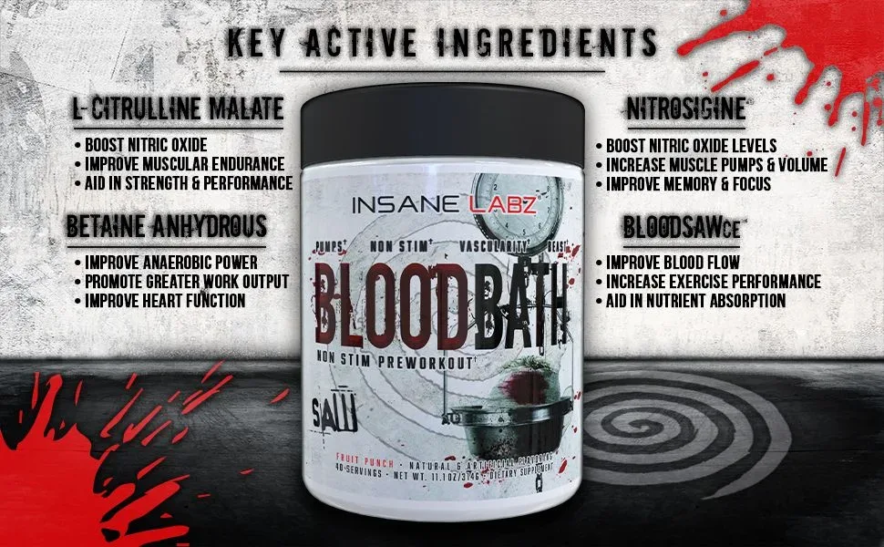 BLOOD BATH NON-STIM 316G