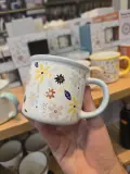 Mug en céramique fleuri "Camping Style" – Collection Botanique
