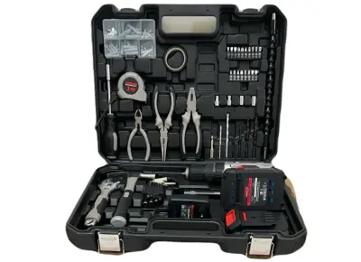 Kit Caisse A Outils Et Visseuse 20V 2.0Ah 50 Pièces CROWN CT21102H-2-(50)EK