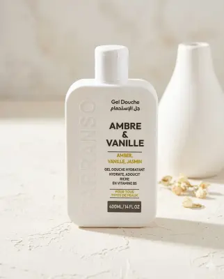 Garranso جال دوش عطر العنبر والفانيليا 400ml