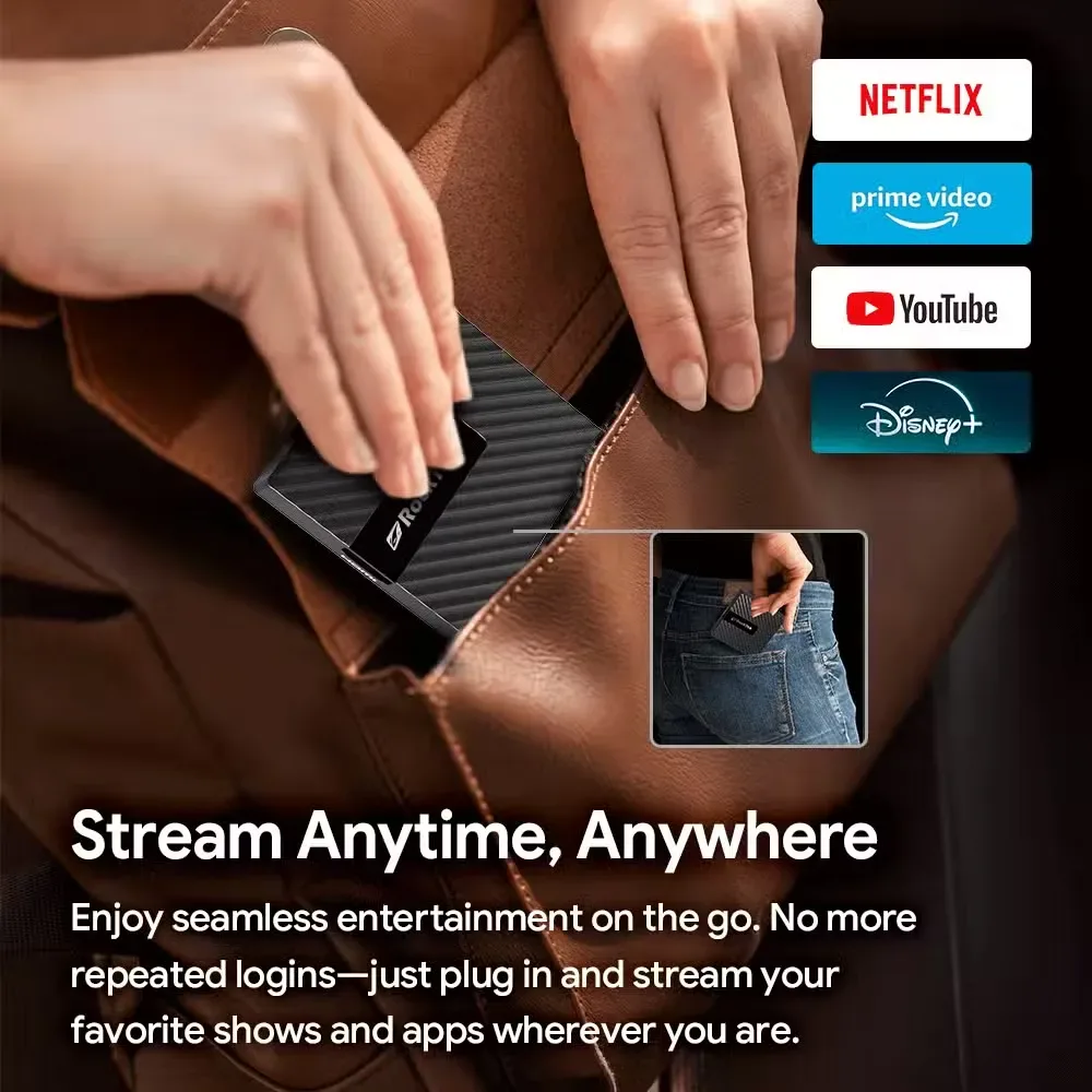Rocktek Gb1 Dongle 4K Google TV