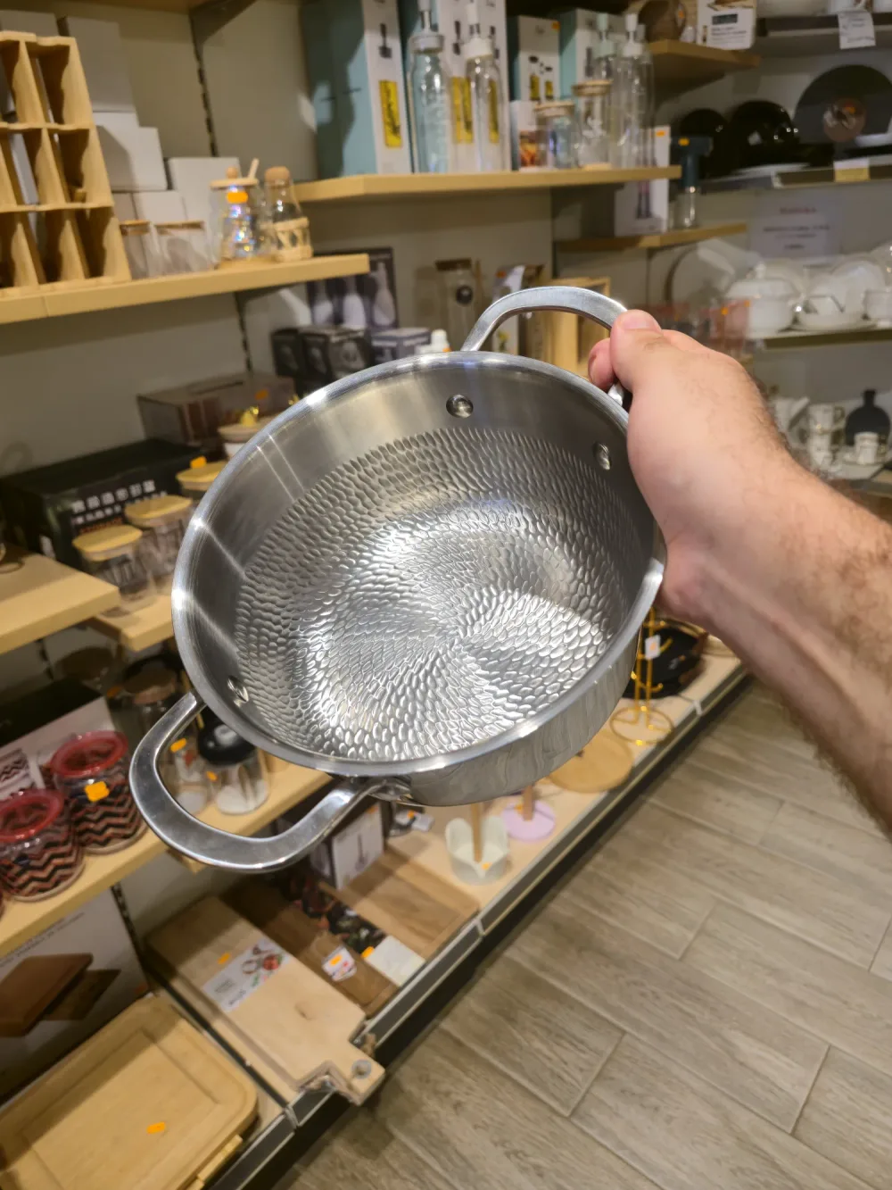 Cocotte "Art Collection" Triply Cookware avec Couvercle en Verre – 20/24cm