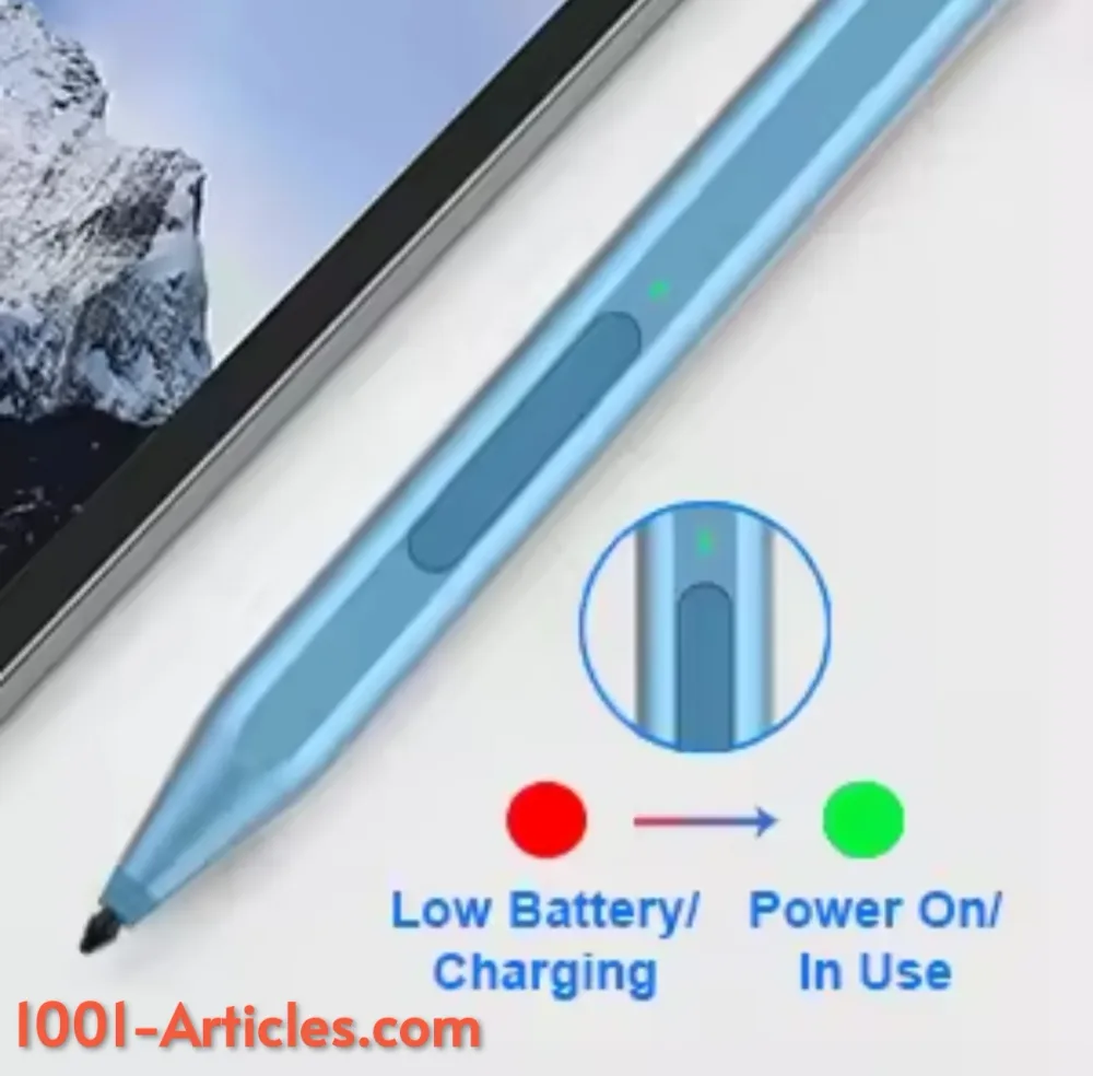 Stylet pour Microsoft Surface / Pro - USB Type C - Palm Rejection - avec Gomme.
