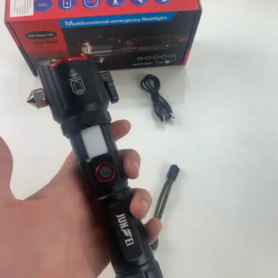 Lampe Torche Multifonctionnel LED Puissante Rechargeable par USB Avec PowerBank – طورش عالي السطوع