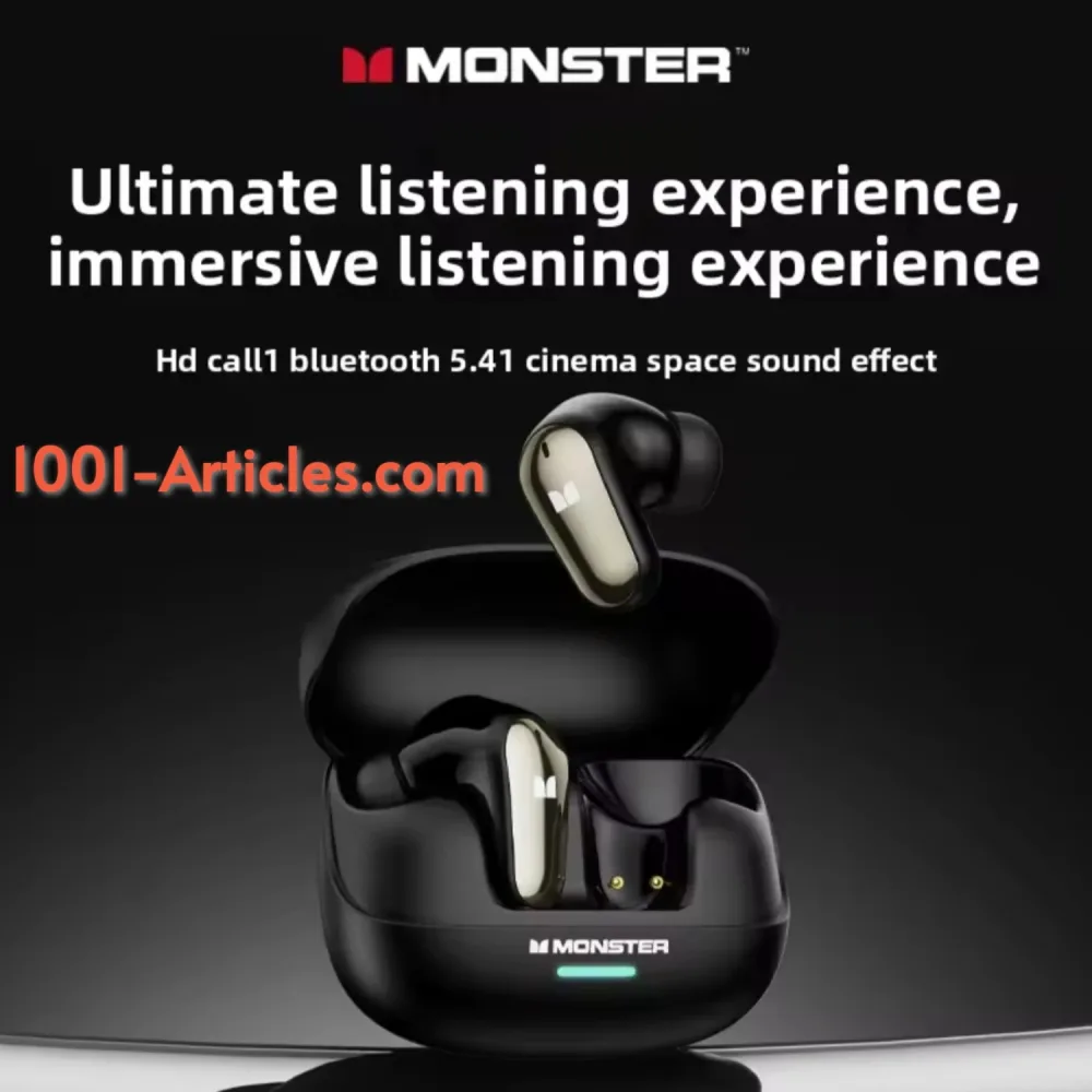 Écouteurs Wireless Gaming, MONSTER MaxStar MQT52
