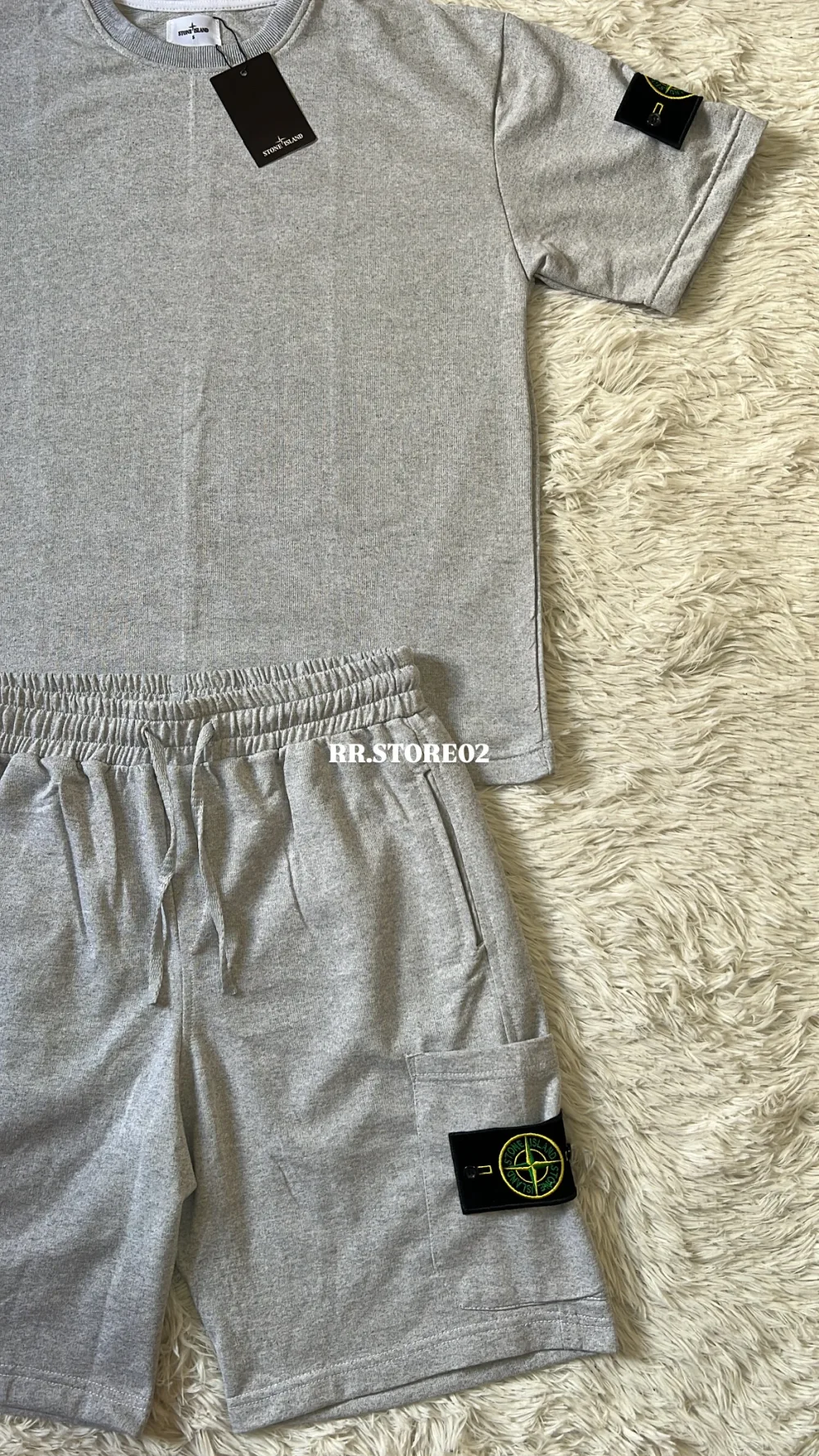 Ensemble STONE ISLAND gris