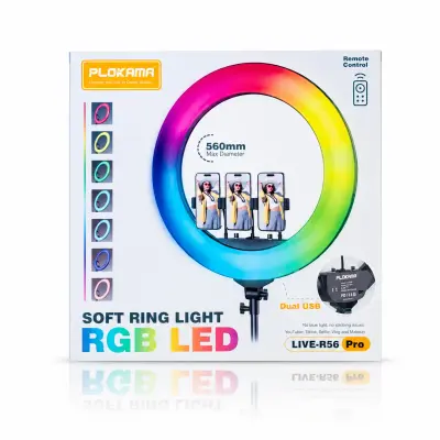 PLOKAMA RING LIGHT LED LIVE-R56 pro