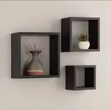3 Étagères Murale en Bois -  رف جداري