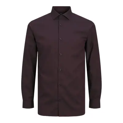 Chemise JACK & JONES  Parker slim Fit Bordeau