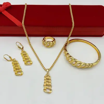 Parure Chaîne Torsadée