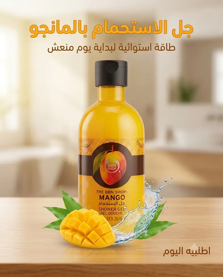 The BBN shop جال دوش بعطر المانجو 400ml