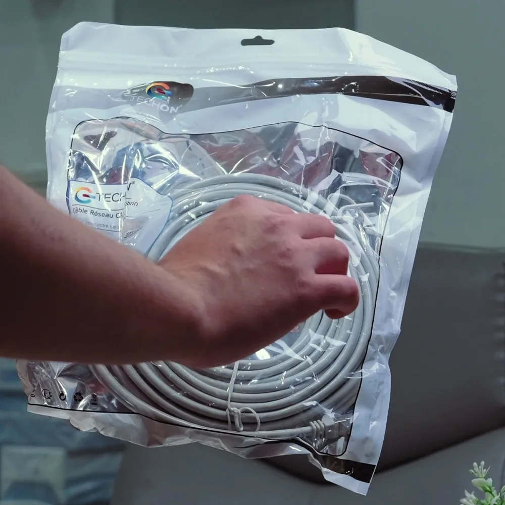 Câble réseau certifié – 5 m / 10 m