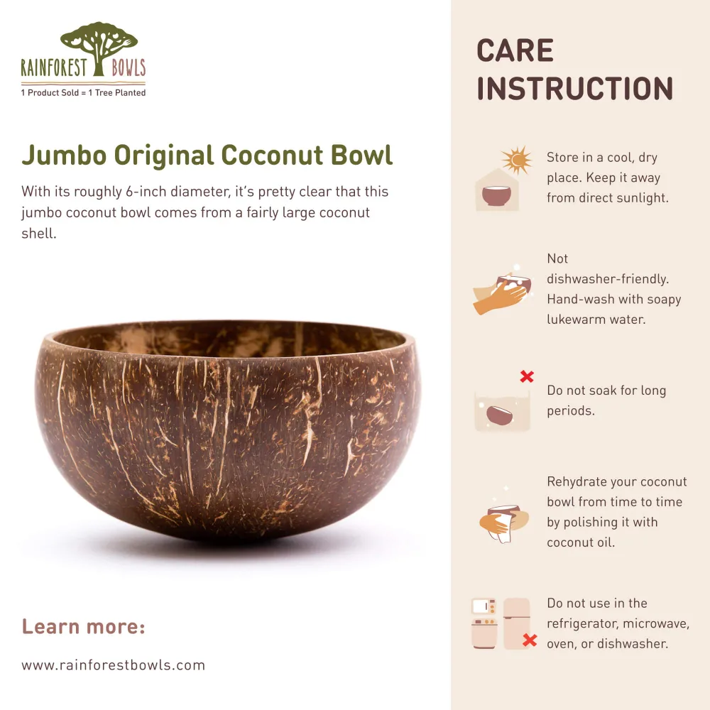 Coconut Bowl - 100% Coconut Natural