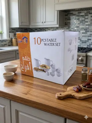Service à eau de table 10 pièces " طقم أفراح " par Best House