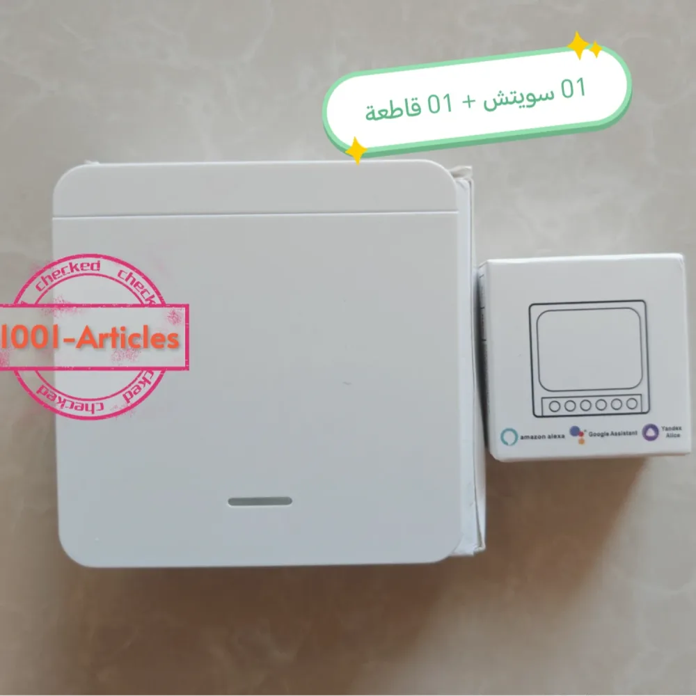 Tuya Smart Mini Switch avec interrupteur mobile, RF 433