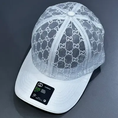 كاسكيطة شبكة غوتشي Gucci ابيض fullmesh