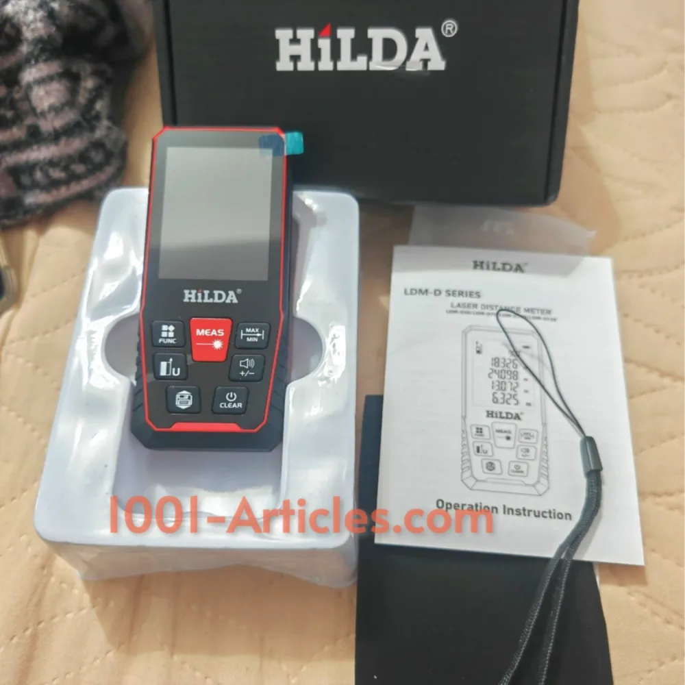 Télémètre Laser numérique professionnel - 100m - HILDA