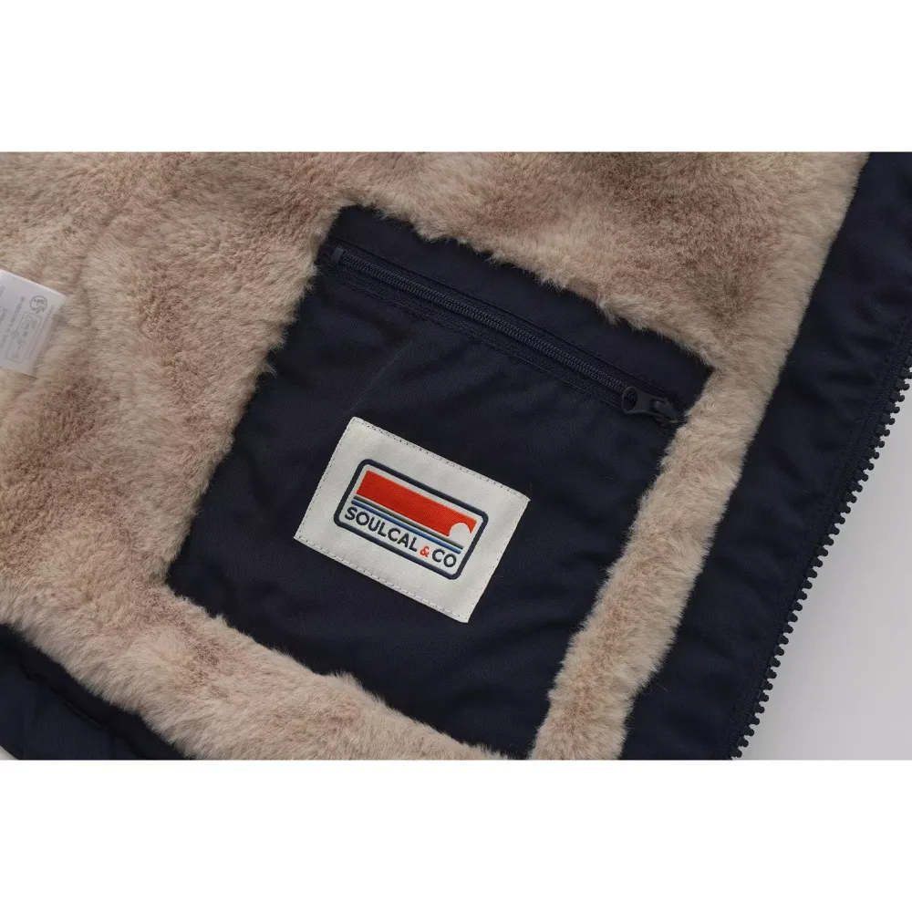 Doudoune soulcal&co zip bubble Bleue