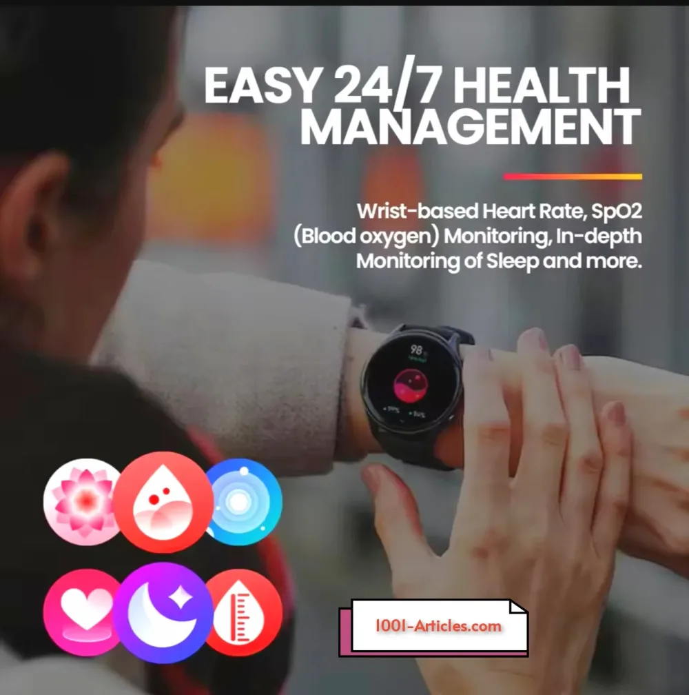 Smart Watch ZEBLAZE Btalk 3 Plus, intelligente, IPS HD,Bluetooth