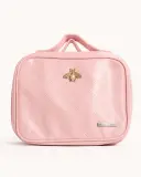 Trousse de toilette matelassée avec broche abeille