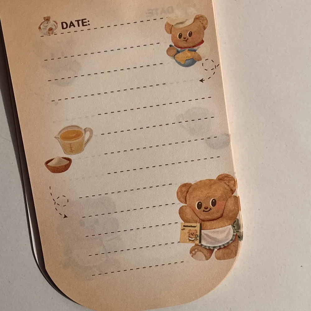 Butter bear block notes