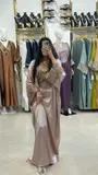 ROBE EN SATIN