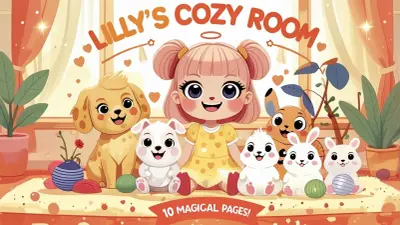 قصة رقمية للاطفال Lilly's cozy room