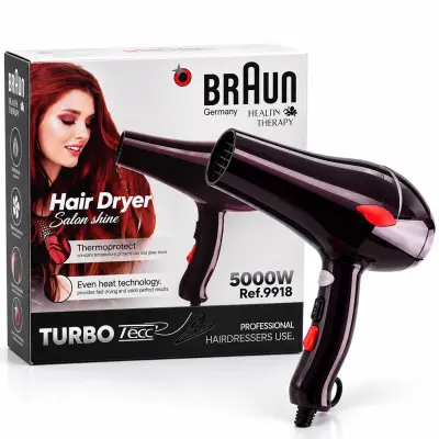 BRAUN Sèche-Cheveux Salon Shine 5000W Ref. 9918