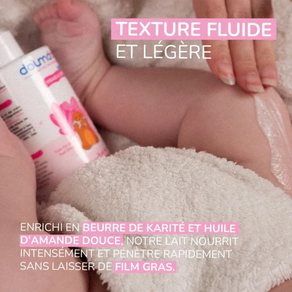 Doum Doum Lait Hydratant Bébé 2-en-1 Visage & Corps à l’Huile d’Avocat